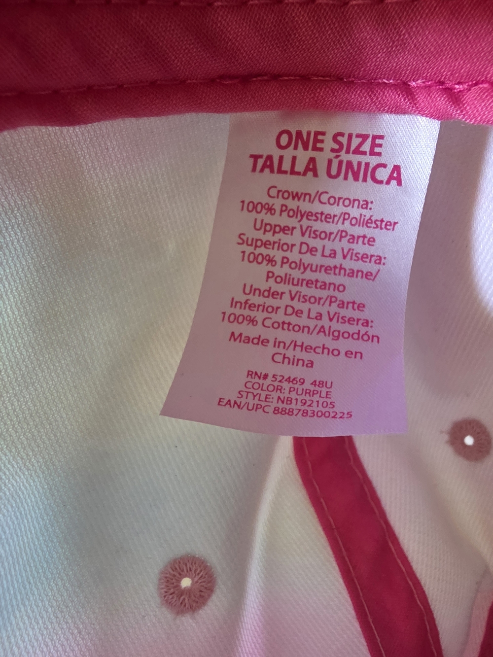 I'd Rather Be a Mermaid Pastel Tie-Dye Cap with Pink Iridescent Bill - Picture 3 of 4